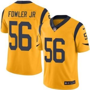 Nike Los Angeles Rams #56 Dante Fowler Jr Gold Stitched NFL Limited Rush Jersey