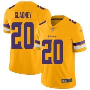 Nike Minnesota Vikings #20 Jeff Gladney Gold Stitched NFL Limited Inverted Legend Jersey