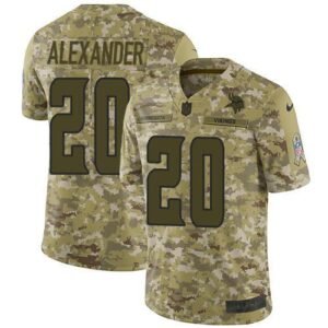 Nike Minnesota Vikings #20 Mackensie Alexander Camo Stitched NFL Limited 2018 Salute To Service Jersey