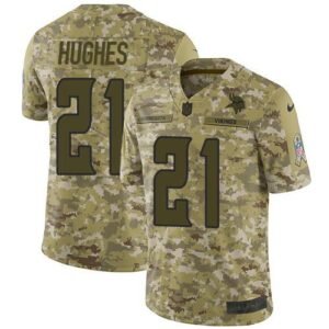 Nike Minnesota Vikings #21 Mike Hughes Camo Stitched NFL Limited 2018 Salute To Service Jersey