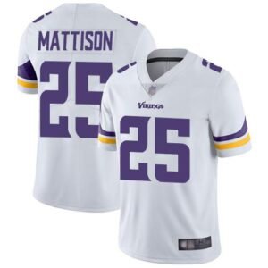 Nike Minnesota Vikings #25 Alexander Mattison White Stitched NFL Vapor Untouchable Limited Jersey