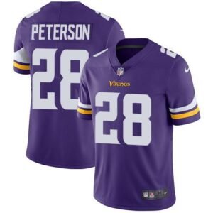 Nike Minnesota Vikings #28 Adrian Peterson Purple Team Color Stitched NFL Vapor Untouchable Limited Jersey