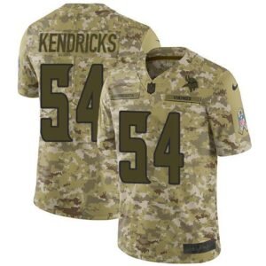 Nike Minnesota Vikings #54 Eric Kendricks Camo Stitched NFL Limited 2018 Salute To Service Jersey
