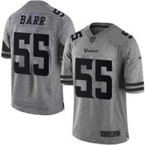 Nike Minnesota Vikings #55 Anthony Barr Gray Stitched NFL Limited Gridiron Gray Jersey