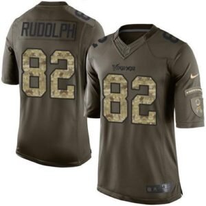 Nike Minnesota Vikings #82 Kyle Rudolph Green Stitched NFL Limited 2015 Salute To Service Jersey