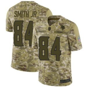 Nike Minnesota Vikings #84 Irv Smith Jr. Camo Stitched NFL Limited 2018 Salute To Service Jersey
