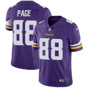 Nike Minnesota Vikings #88 Alan Page Purple Team Color Stitched NFL Vapor Untouchable Limited Jersey