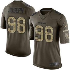 Nike Minnesota Vikings #98 Linval Joseph Green Stitched NFL Limited 2015 Salute To Service Jersey