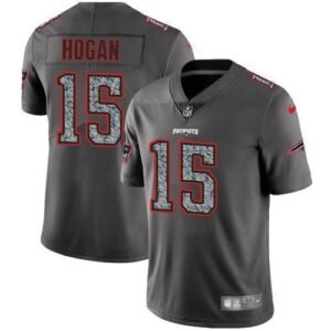 Nike New England Patriots #15 Chris Hogan Gray Static Stitched NFL Vapor Untouchable Limited Jersey