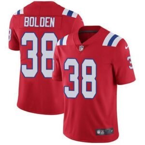Nike New England Patriots #38 Brandon Bolden Red Alternate Stitched NFL Vapor Untouchable Limited Jersey