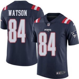 Nike New England Patriots #84 Benjamin Watson Navy Blue Stitched NFL Limited Rush Jersey