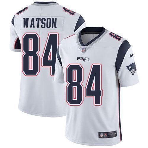 Nike New England Patriots #84 Benjamin Watson White Stitched NFL Vapor Untouchable Limited Jersey