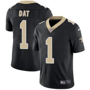 Nike New Orleans Saints #1 Who Dat Black Team Color Stitched NFL Vapor Untouchable Limited Jersey
