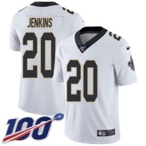 Nike New Orleans Saints #20 Janoris Jenkins White Stitched NFL 100th Season Vapor Untouchable Limited Jersey