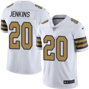 Nike New Orleans Saints #20 Janoris Jenkins White Stitched NFL Limited Rush Jersey