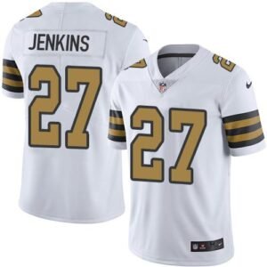Nike New Orleans Saints #27 Malcolm Jenkins White Stitched NFL Limited Rush Jersey