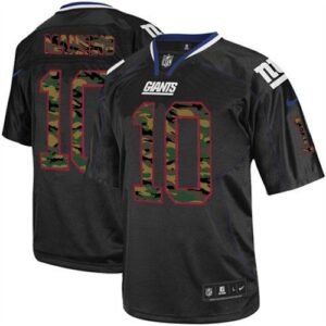 Nike New York Giants #10 Eli Manning Black Men’s Stitched NFL Elite Camo Fashion Jersey Men’s