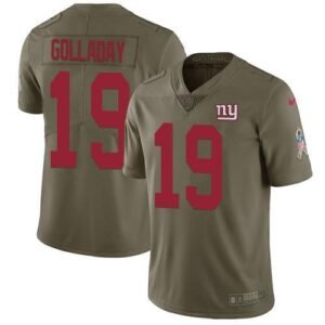 Nike New York Giants #19 Kenny Golladay Olive Men’s Stitched NFL Limited 2017 Salute To Service Jersey Men’s