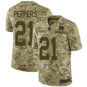 Nike New York Giants #21 Jabrill Peppers Camo Men’s Stitched NFL Limited 2018 Salute To Service Jersey Men’s