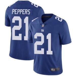 Nike New York Giants #21 Jabrill Peppers Royal Blue Team Color Men’s Stitched NFL Vapor Untouchable Limited Jersey Men’s