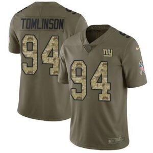 Nike New York Giants #94 Dalvin Tomlinson Olive/Camo Men’s Stitched NFL Limited 2017 Salute To Service Jersey Men’s