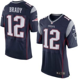 Nike Patriots #12 Tom Brady Navy Blue Team Color Stitched NFL New Elite Jersey