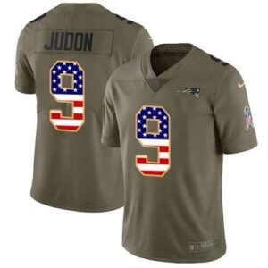 Nike Patriots #9 Matt Judon Olive/USA Flag Stitched NFL Limited 2017 Salute To Service Jersey