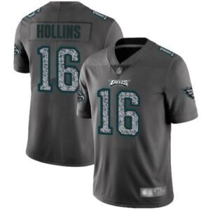 Nike Philadelphia Eagles #16 Mack Hollins Gray Static Stitched NFL Vapor Untouchable Limited Jersey