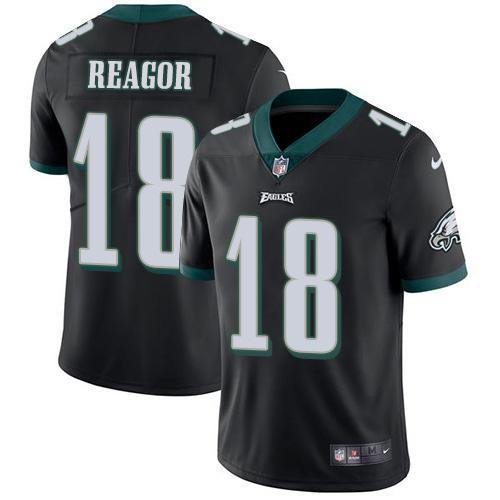 Nike Philadelphia Eagles #18 Jalen Reagor Black Alternate Stitched NFL Vapor Untouchable Limited Jersey