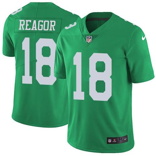 Nike Philadelphia Eagles #18 Jalen Reagor Green Stitched NFL Limited Rush Jersey