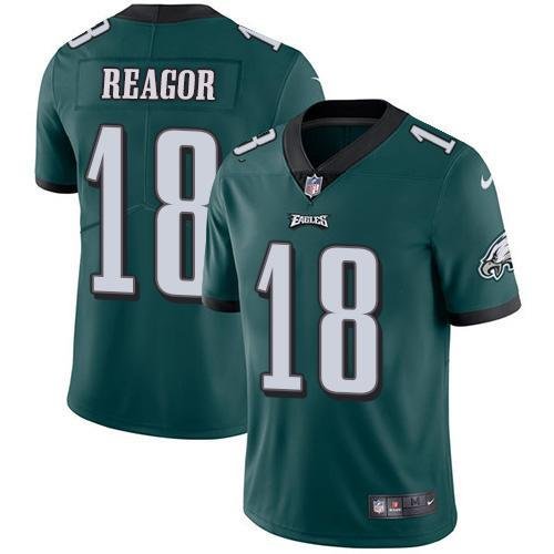 Nike Philadelphia Eagles #18 Jalen Reagor Green Team Color Stitched NFL Vapor Untouchable Limited Jersey