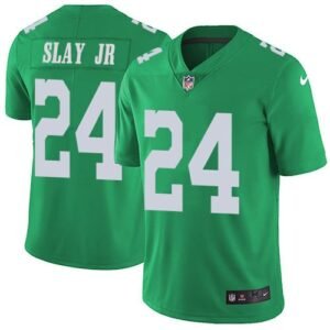 Nike Philadelphia Eagles #24 Darius Slay Jr Green Stitched NFL Limited Rush Jersey