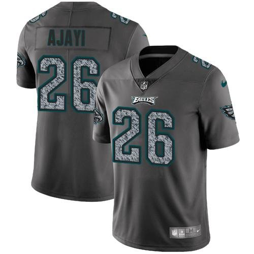 Nike Philadelphia Eagles #26 Jay Ajayi Gray Static Stitched NFL Vapor Untouchable Limited Jersey