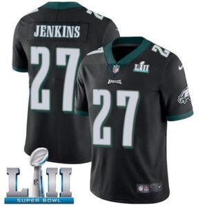Nike Philadelphia Eagles #27 Malcolm Jenkins Black Alternate Super Bowl LII Stitched NFL Vapor Untouchable Limited Jersey