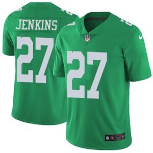 Nike Philadelphia Eagles #27 Malcolm Jenkins Green Stitched NFL Limited Rush Jersey