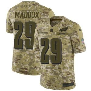 Nike Philadelphia Eagles #29 Avonte Maddox Camo Stitched NFL Limited 2018 Salute To Service Jersey