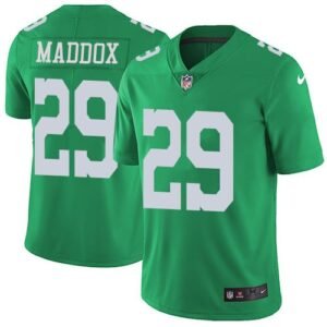 Nike Philadelphia Eagles #29 Avonte Maddox Green Stitched NFL Limited Rush Jersey