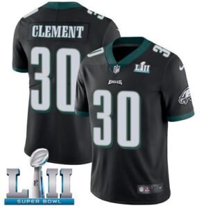 Nike Philadelphia Eagles #30 Corey Clement Black Alternate Super Bowl LII Youth Stitched NFL Vapor Untouchable Limited Jersey Youth