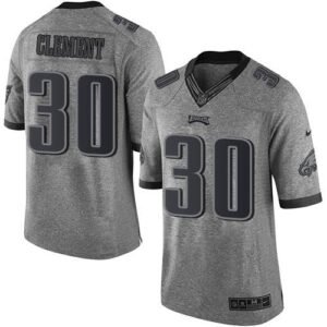 Nike Philadelphia Eagles #30 Corey Clement Gray Stitched NFL Limited Gridiron Gray Jersey