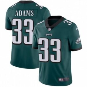 Nike Philadelphia Eagles #33 Josh Adams Midnight Green Team Color Stitched NFL Vapor Untouchable Limited Jersey