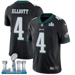 Nike Philadelphia Eagles #4 Jake Elliott Black Alternate Super Bowl LII Stitched NFL Vapor Untouchable Limited Jersey