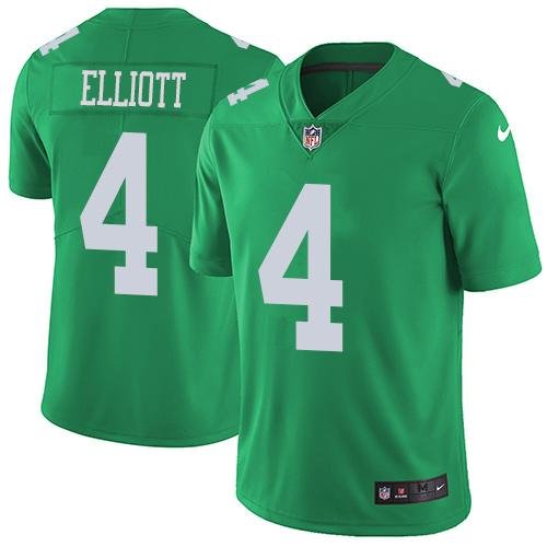 Nike Philadelphia Eagles #4 Jake Elliott Green Stitched NFL Limited Rush Jersey