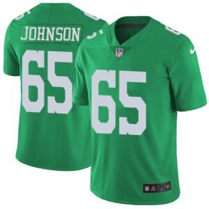 Nike Philadelphia Eagles #65 Lane Johnson Green Stitched NFL Limited Rush Jersey