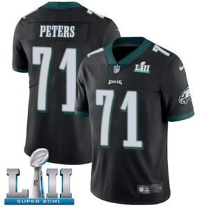 Nike Philadelphia Eagles #71 Jason Peters Black Alternate Super Bowl LII Stitched NFL Vapor Untouchable Limited Jersey