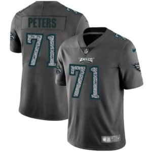 Nike Philadelphia Eagles #71 Jason Peters Gray Static Stitched NFL Vapor Untouchable Limited Jersey