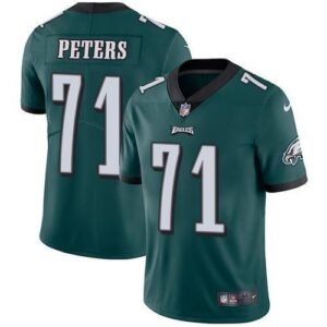 Nike Philadelphia Eagles #71 Jason Peters Midnight Green Team Color Stitched NFL Vapor Untouchable Limited Jersey