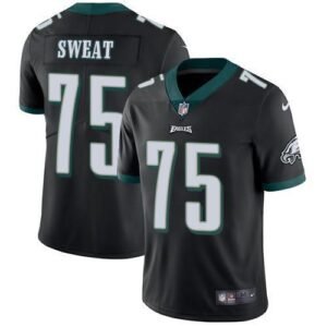 Nike Philadelphia Eagles #75 Josh Sweat Black Alternate Stitched NFL Vapor Untouchable Limited Jersey