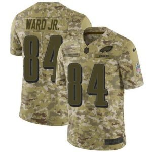Nike Philadelphia Eagles #84 Greg Ward Jr. Camo Stitched NFL Limited 2018 Salute To Service Jersey