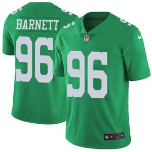 Nike Philadelphia Eagles #96 Derek Barnett Green Stitched NFL Limited Rush Jersey