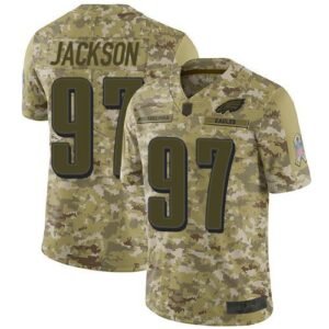 Nike Philadelphia Eagles #97 Malik Jackson Camo Stitched NFL Limited 2018 Salute To Service Jersey